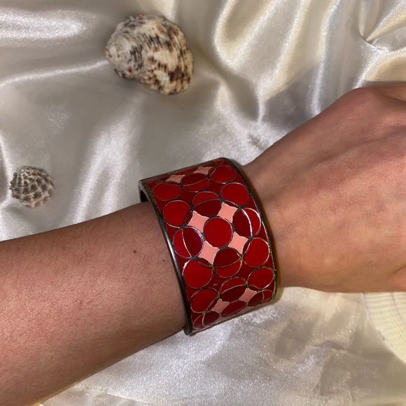 LOFT Women’s Red Metal Bracelet ❤️ - Picture 6 of 10